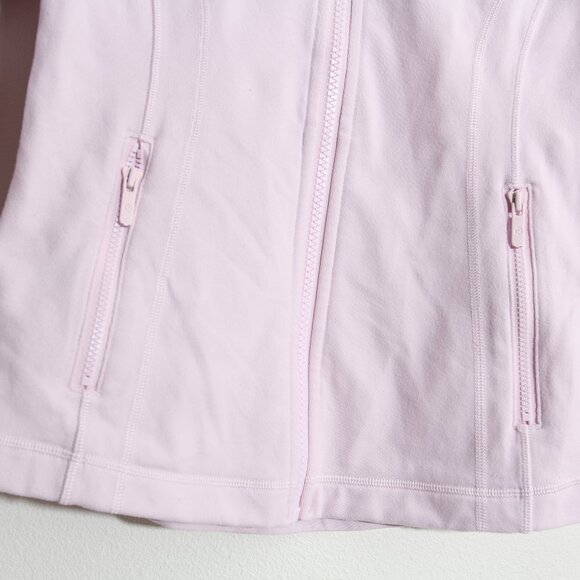 Lululemon Define Jacket *Luon Light Baby Pink Full Zip Thumbholes Cuffins Size 4 - Picture 4 of 15